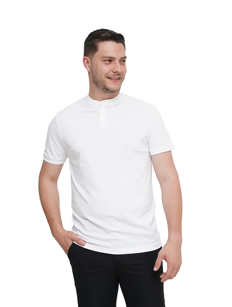 Polo en piqué de coton